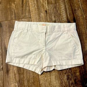 🦋3/$25 J Crew White Chino Shorts
